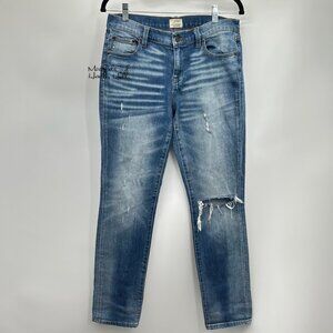 J.Crew Slim Broken-In Distressed Boyfriend Jeans Size 30